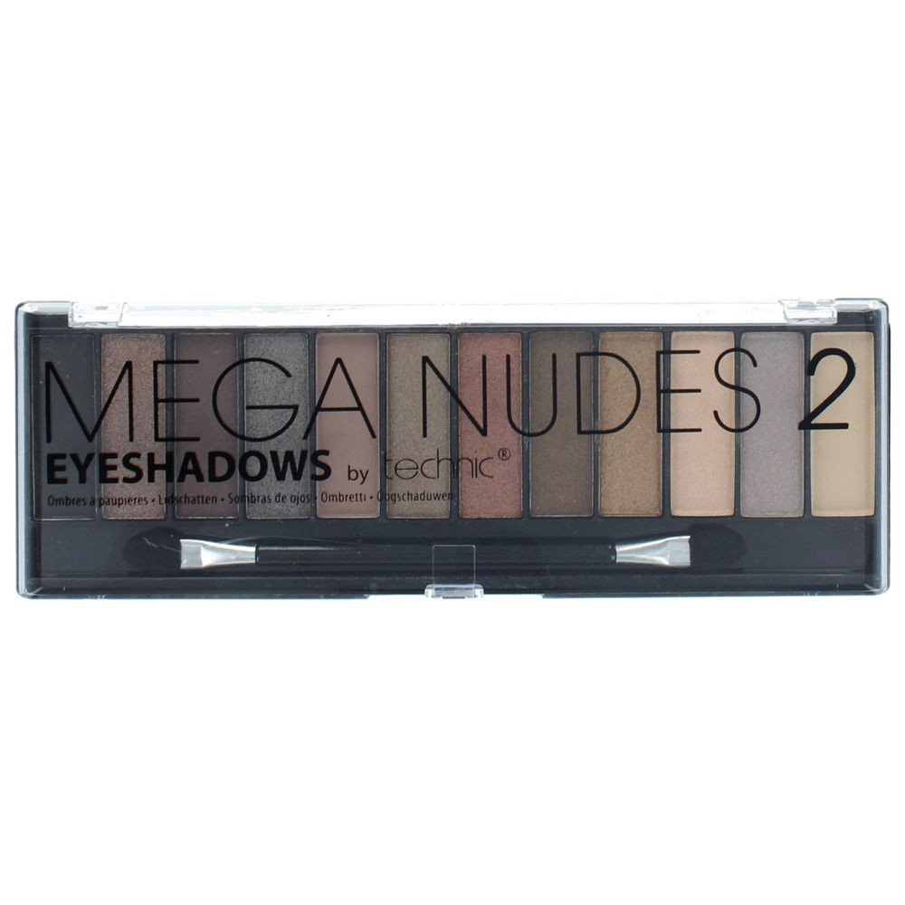 Technic Mega Nudes 2 eyeshadows 12x1.5g 