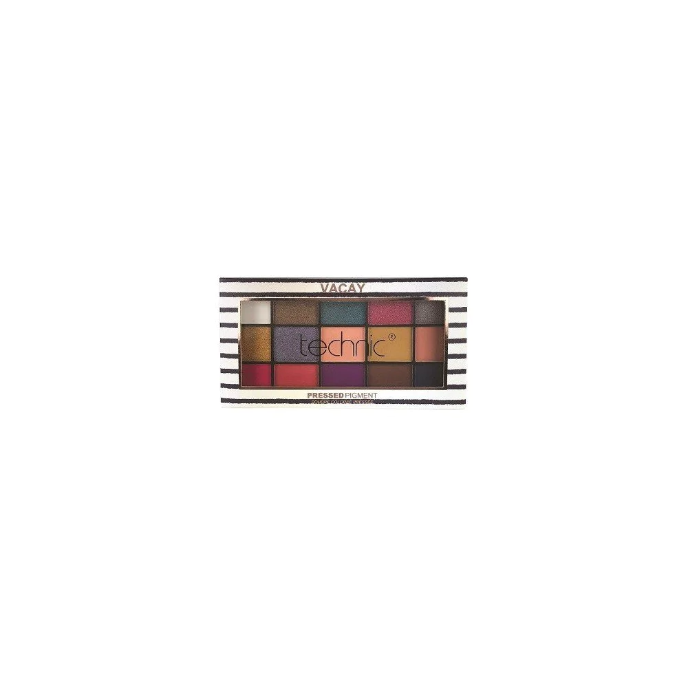 Technic Vacay Pressed Pigment Eyeshadow Palette (30g) Technic Vacay Pressed Pigment Eyeshadow Palette (30g)