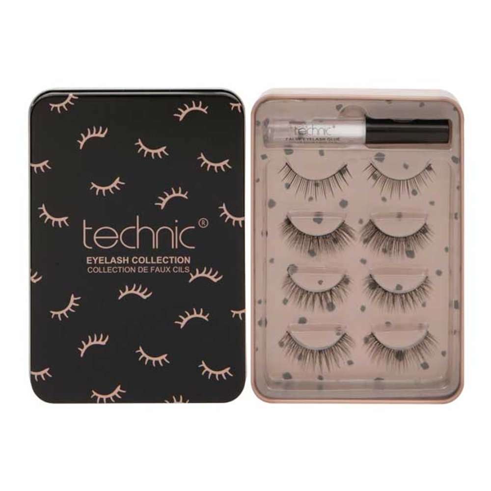 Technic Cosmetics Σετ ψεύτικες βλεφαρίδες Eyelash Collection, 1τμχ