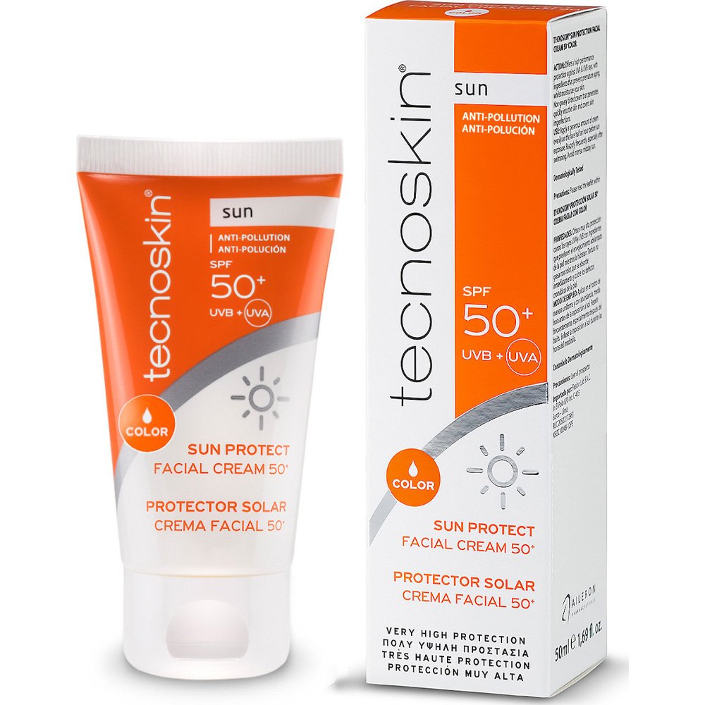 Tecnoskin Sun Protect Facial Cream Color SPF50+ Αντηλιακή Κρέμα Προσώπου με Χρώμα 50ml