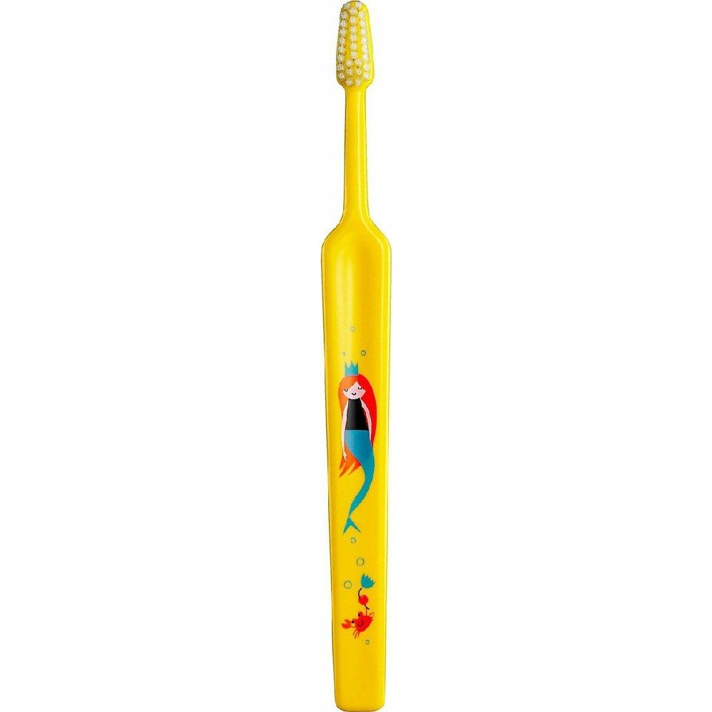 TePe Παιδική Οδοντόβουρτσα Ζοο Kids 3+ χρονών Soft, Κίτρινη 1τμχ