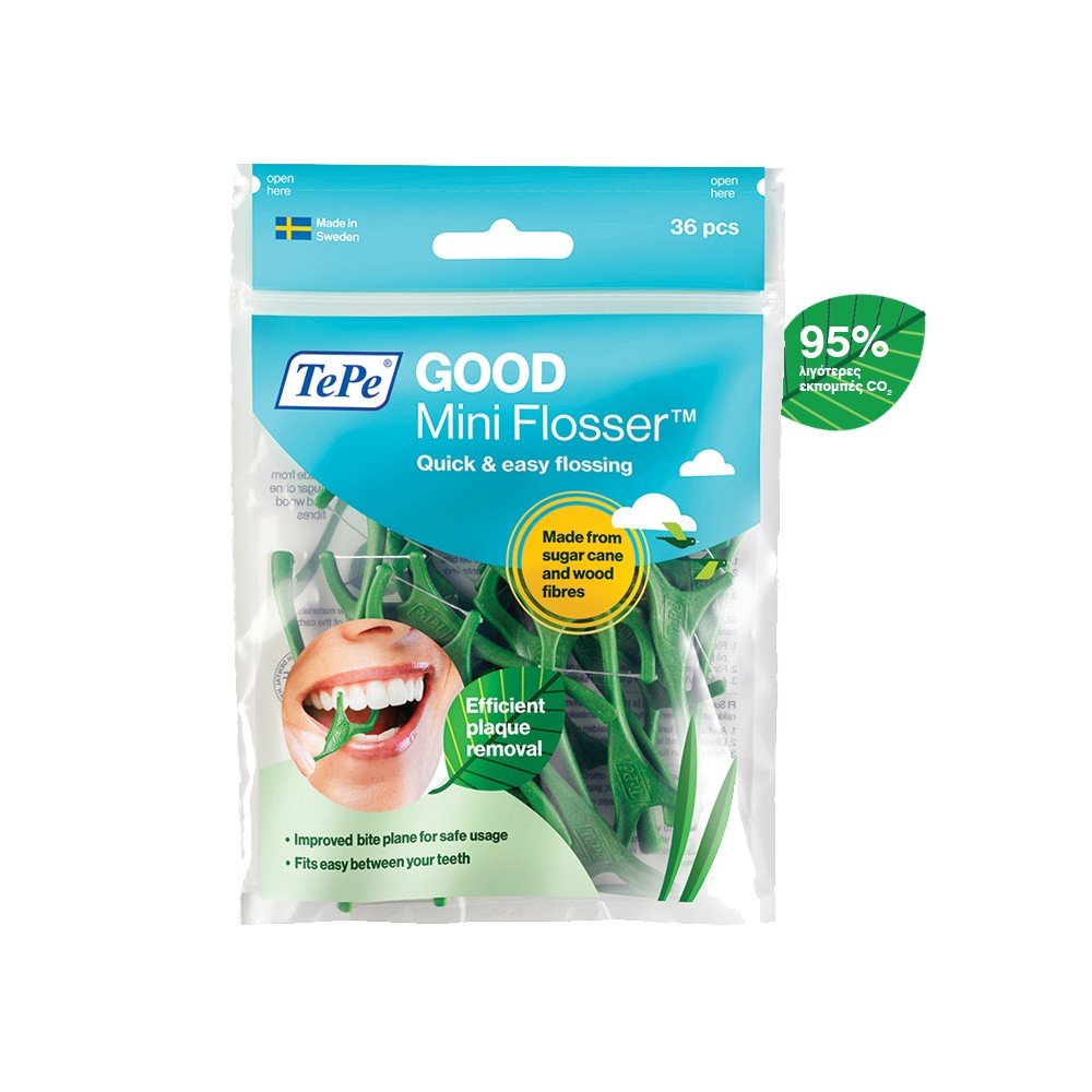 TePe Good Mini Flosser Αποτελεσματικός Καθαρισμός Ανάμεσα στα Δόντια, 36τμχ