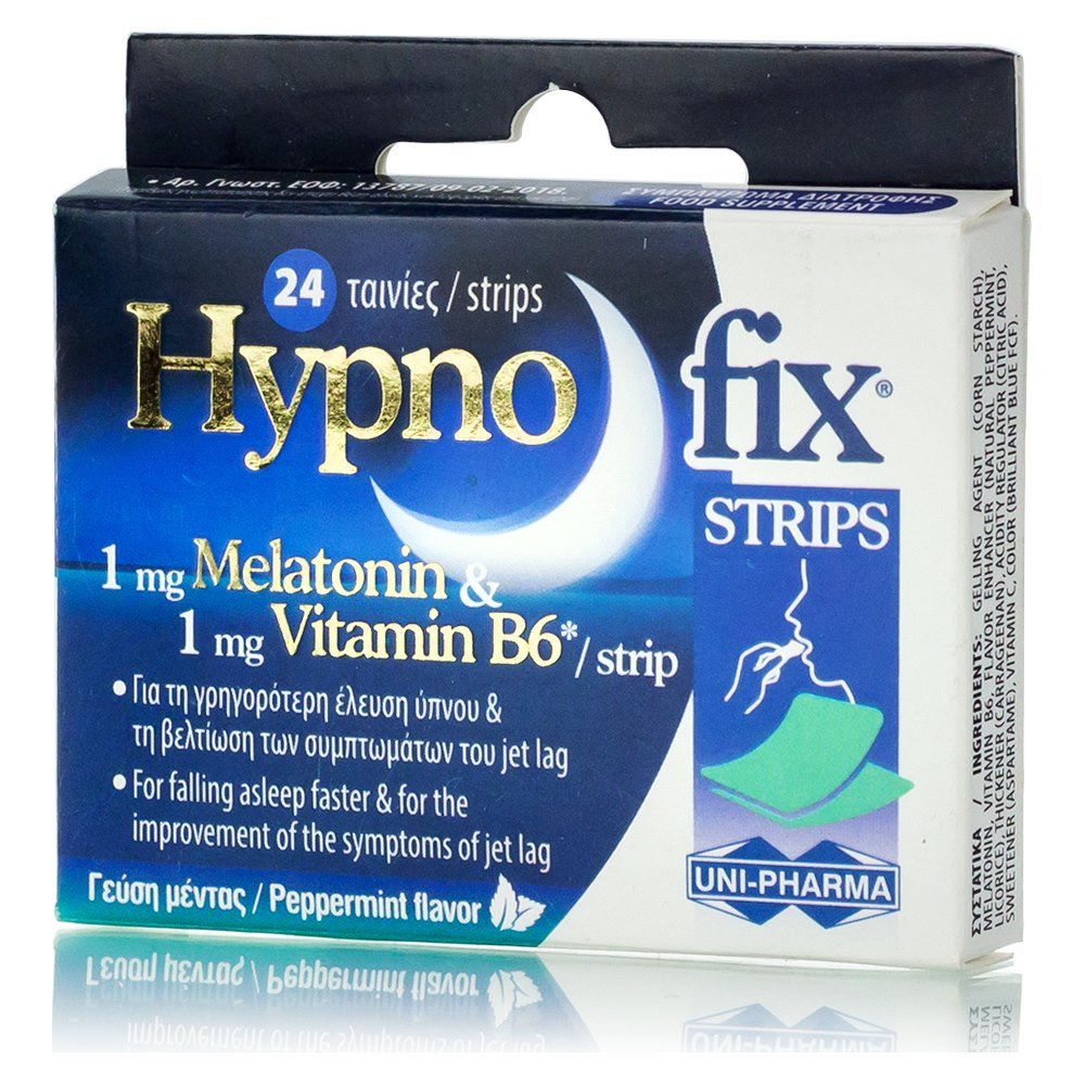 Uni-Pharma Hypnofix Συμπλήρωμα Διατροφής για τον Ύπνο, 24ταινίες