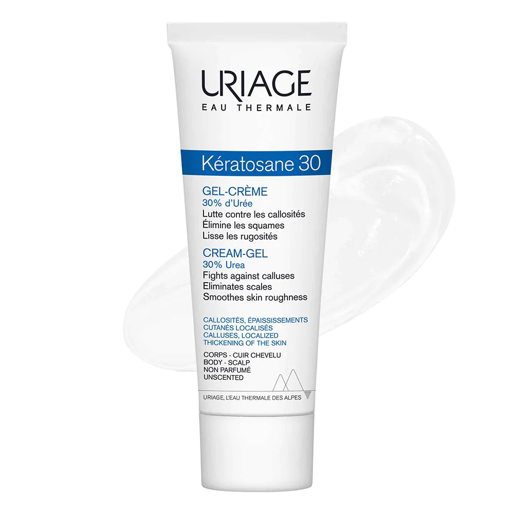 Uriage Keratosane 30 T Τζελ Κρέμα για το Δέρμα με Κάλλους, 75ml Uriage Keratosane 30 T Τζελ Κρέμα για το Δέρμα με Κάλλους, 75ml