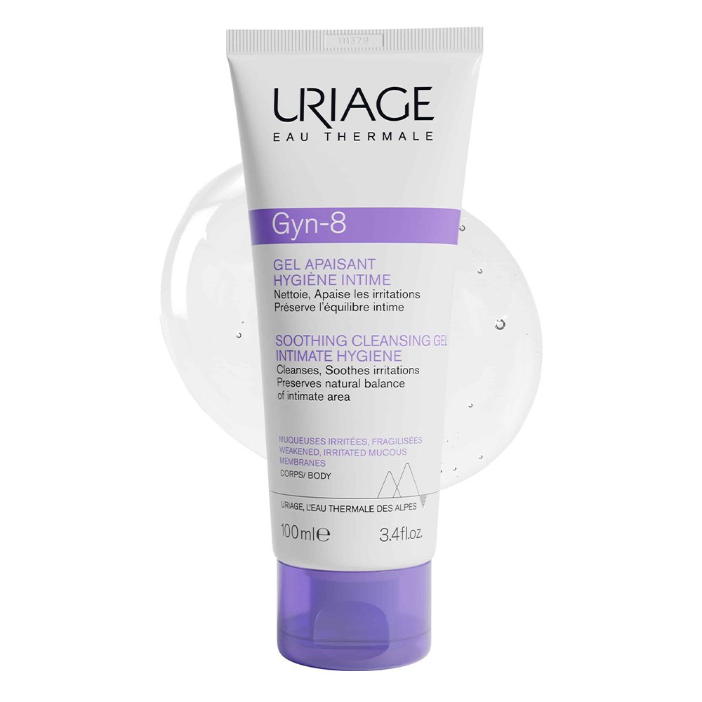 Uriage Eau Thermale Gyn-8 Intimate Hygiene Soothing Cleansing Gel για την Ευαίσθητη Περιοχή, 100ml