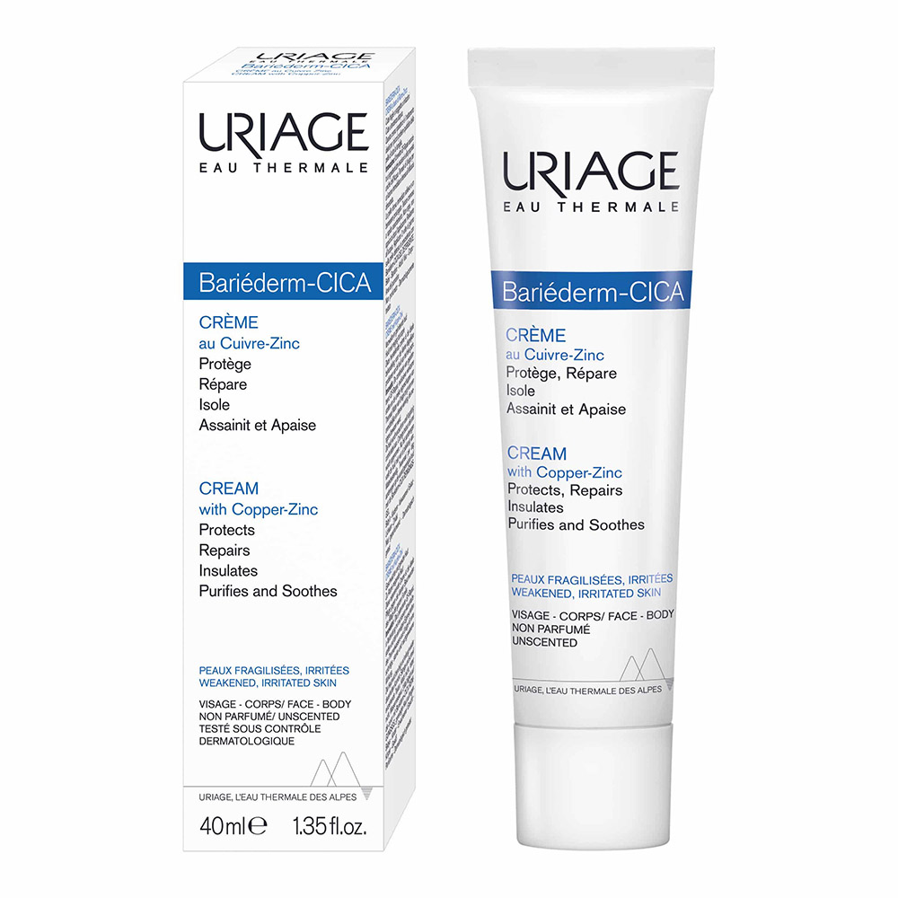 Uriage Cica Cream Επανορθωτική Κρέμα για Όλη την Οικογένεια για Πρόσωπο & Σώμα, 40ml