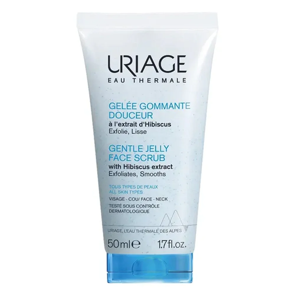 Uriage Gentle Jelly Face Scrub Απολεπιστικό Gel Προσώπου, 50ml