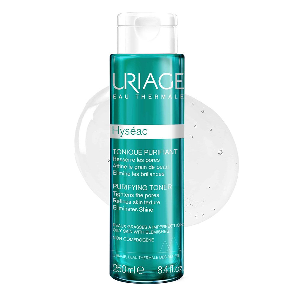 Uriage Hyseac Purifying Toner Μειώνει τη Γυαλάδα, Εξυγιαίνει & Συσφίγγει τους Πόρους Ιδανικό για Δέρμα με Ακμή, 250ml