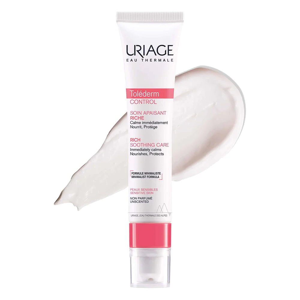 Uriage Tolederm Control Rich Soothing Care Κρέμα για Ευαίσθητες Επιδερμίδες Πλούσιας Υφής, 40ml Uriage Tolederm Control Rich Soothing Care Κρέμα για Ευαίσθητες Επιδερμίδες Πλούσιας Υφής, 40ml