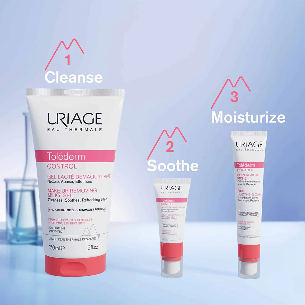 Uriage Tolederm Control Rich Soothing Care Κρέμα για Ευαίσθητες Επιδερμίδες Πλούσιας Υφής, 40ml Uriage Tolederm Control Rich Soothing Care Κρέμα για Ευαίσθητες Επιδερμίδες Πλούσιας Υφής, 40ml