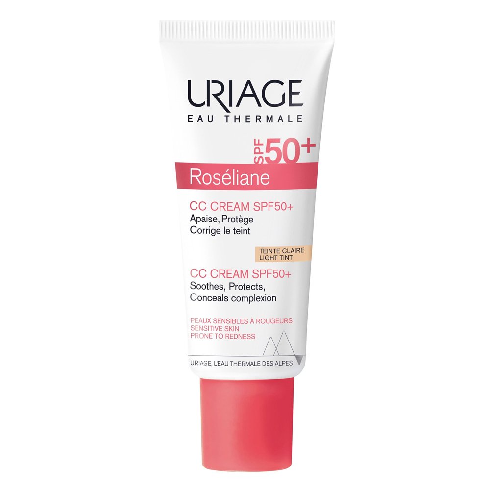 Uriage Roseliane CC Cream Light Tint Κρέμα με Χρώμα για την Ερυθρότητα με SPF50+, 40ml 