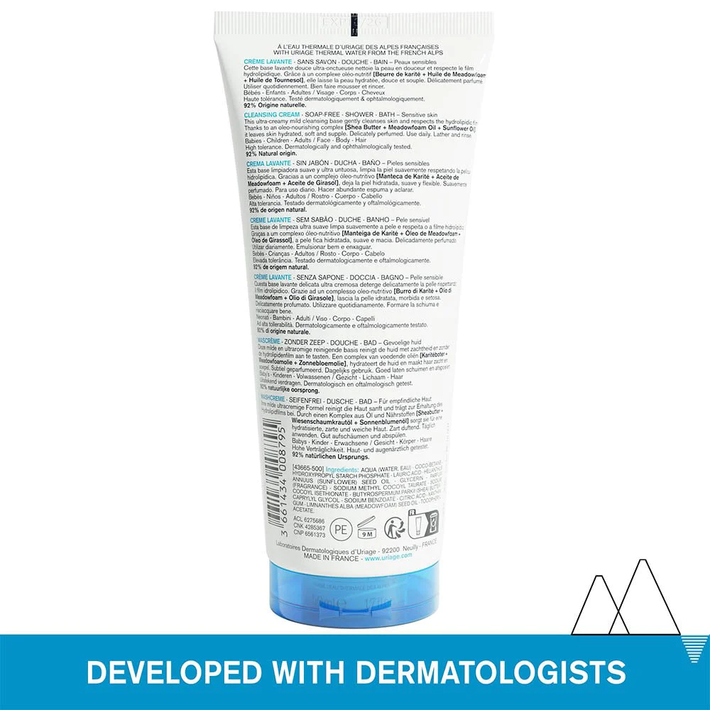 Uriage Cleansing Cream Κρέμα Καθαρισμού, 200ml Uriage Cleansing Cream Κρέμα Καθαρισμού, 200ml