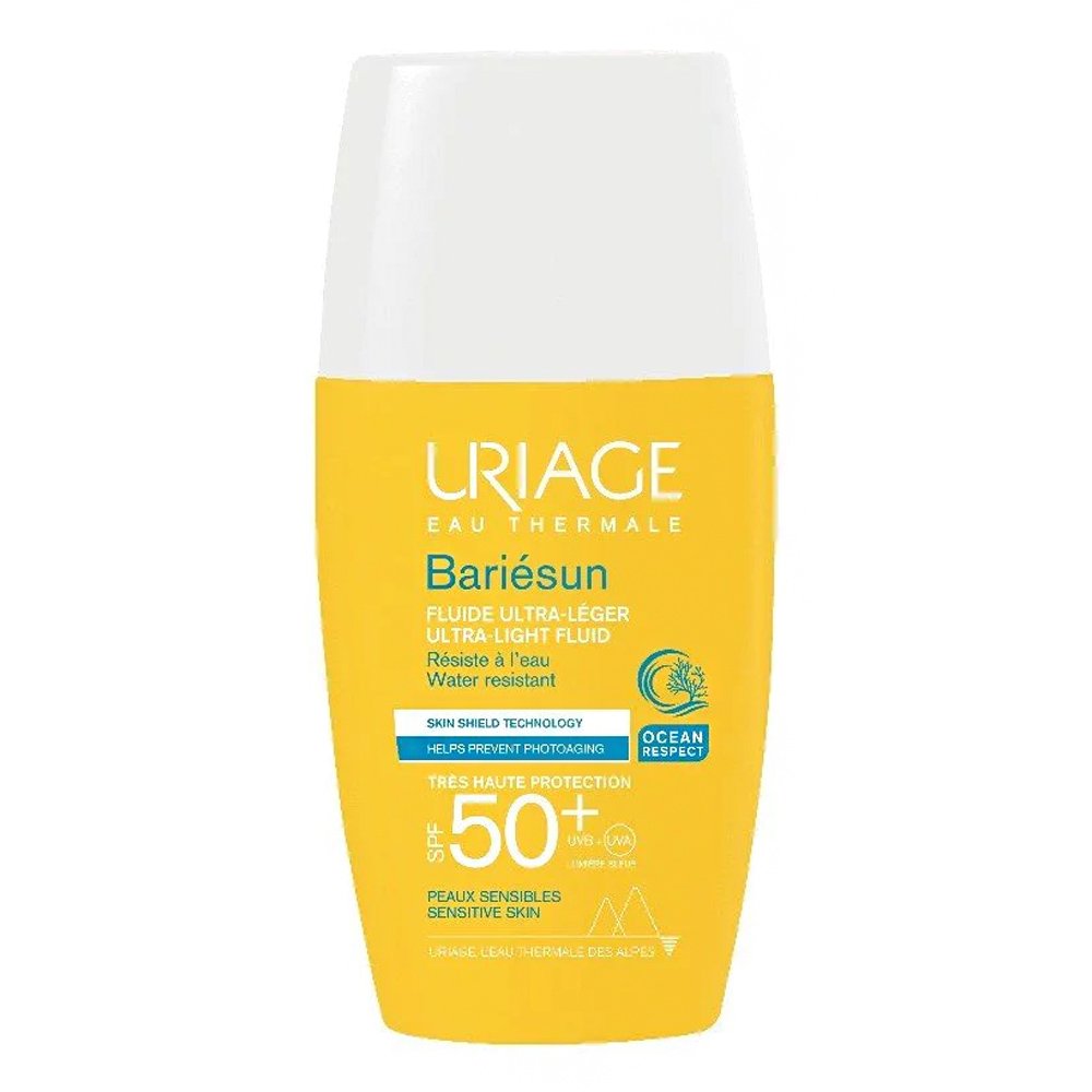 Uriage Bariesun Utra-Light Fluid SPF50+, Εξαιρετικά Λεπτόρρευστη Λοσιόν, 30ml