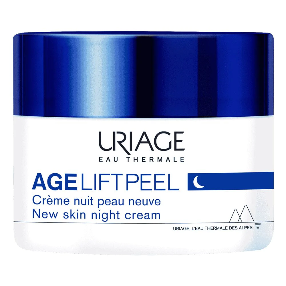 Uriage Age Lift Peel Αντιγηραντική Κρέμα Νύχτας Ρυτίδες Σφριγηλότητα Ατέλειες, 50ml Uriage Age Lift Peel Αντιγηραντική Κρέμα Νύχτας Ρυτίδες Σφριγηλότητα Ατέλειες, 50ml