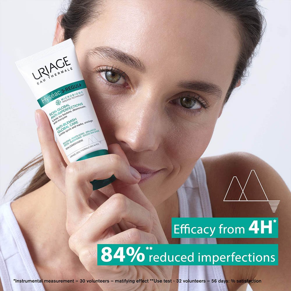 Uriage Hyseac 3-Regul + Soin Global Anti-Imperfections για Ατέλειες Σημάδια Ερυθρότητα, 40ml