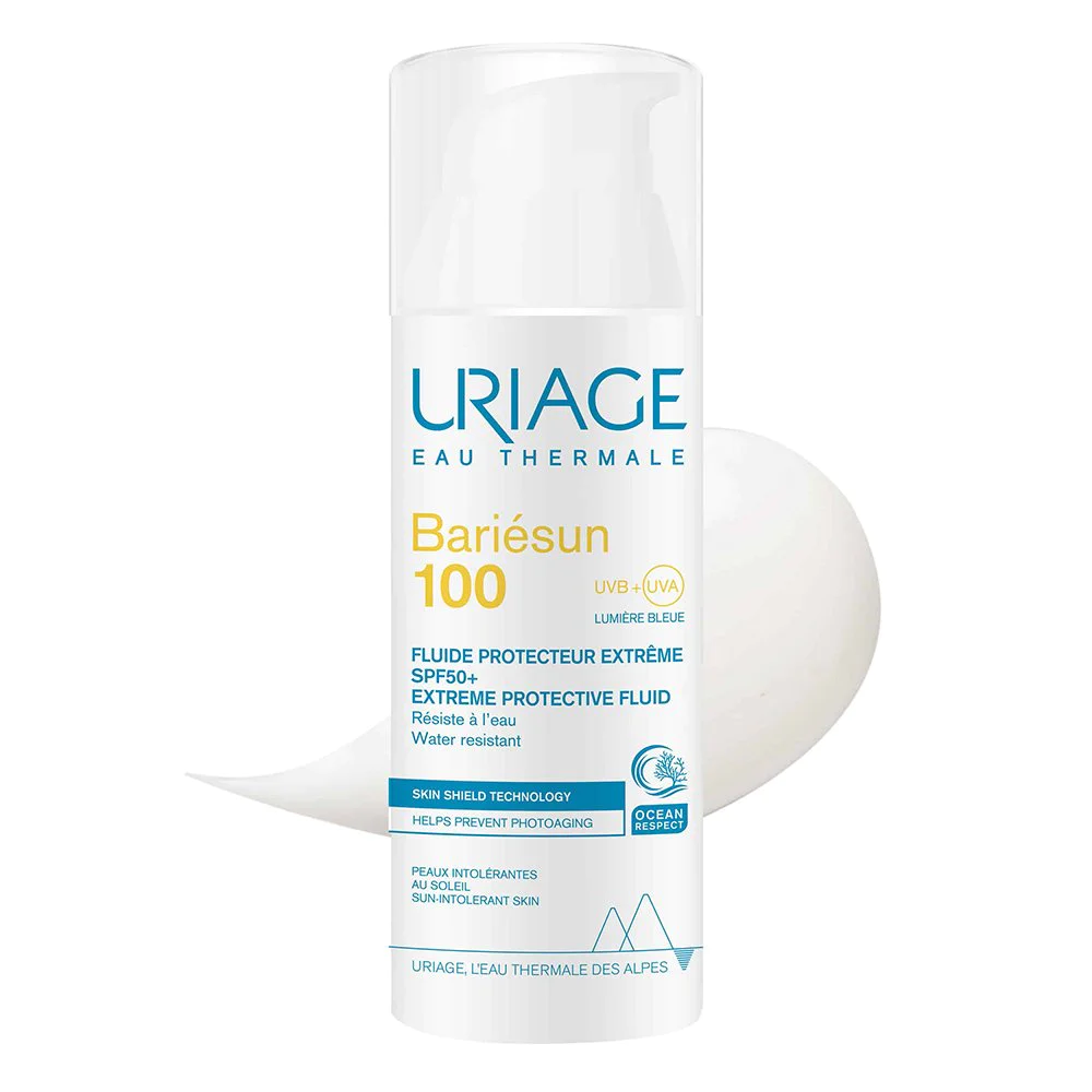 Uriage Bariesun 100 Extreme Protective Fluid SPF50+, Υψηλής Προστασίας Λεπτόρευστη Κρέμα Για Δέρμα μη Ανεκτικό Στον Ήλιο, 50ml Uriage Bariesun 100 Extreme Protective Fluid SPF50+, Υψηλής Προστασίας Λεπτόρευστη Κρέμα Για Δέρμα μη Ανεκτικό Στον Ήλιο, 50ml