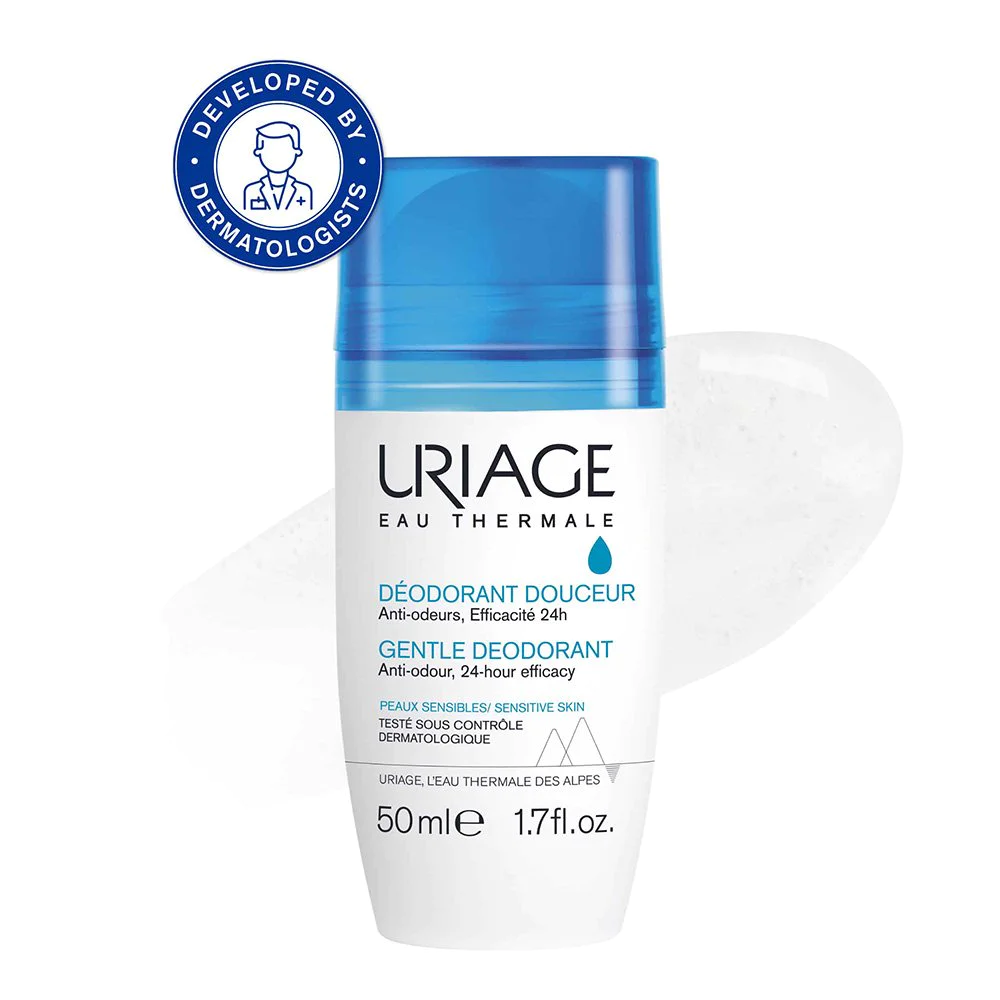 Uriage Deodorant Douceur Απαλό Αποσμητικό Χωρίς Άλατα Αλουμινίου Roll-On , 50ml
