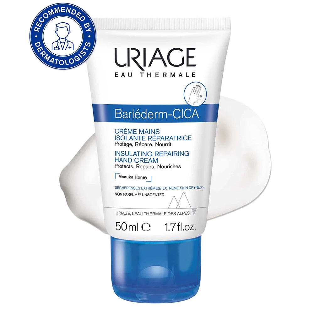 Uriage Bariederm-Cica Hand Cream Μονωτική & Αναπλαστική Κρέμα Χεριών, 50ml Uriage Bariederm-Cica Hand Cream Μονωτική & Αναπλαστική Κρέμα Χεριών, 50ml