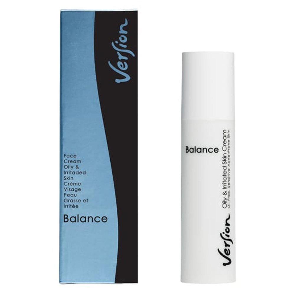 Version Balance Cream Ήπια Υδατική & Εξισορροπητική Κρέμα Προσώπου για Μικτά, Ευαίσθητα & Λιπαρά Δέρματα, 50ml