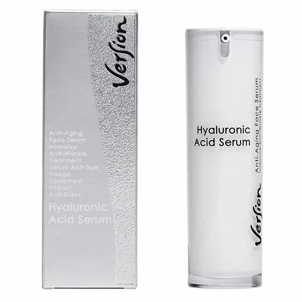 Version Derma Hyaluronic Acid Serum Εντατικό Συμπύκνωμα - Ορός για το Πρόσωπο, το Λαιμό & την Περιοχή των Ματιών, 30 ml