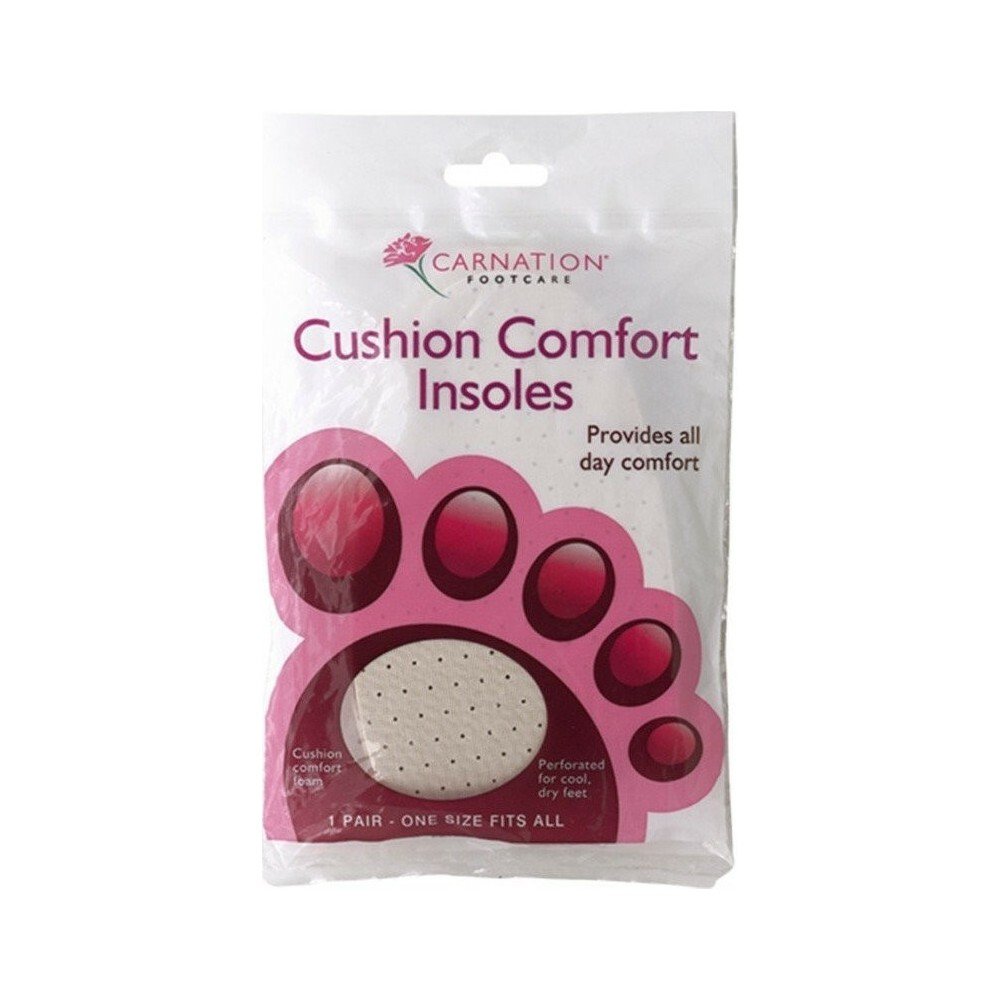 Carnation Cushion Comfort Insoles, Πάτοι Παπουτσιών, 1 ζευγάρι