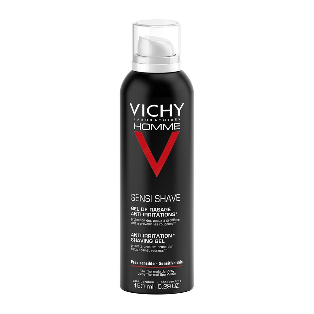 Vichy Homme Sensi Shave Gel Τζελ Ξυρίσματος Κατά των Ερεθισμών, 150ml