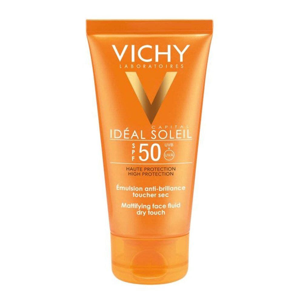 Vichy Ideal Soleil Mattifying Face Fluid Dry Touch SPF50 Ματ Αποτέλεσμα Μικτές-Λιπαρές Επιδερμίδες, 50ml