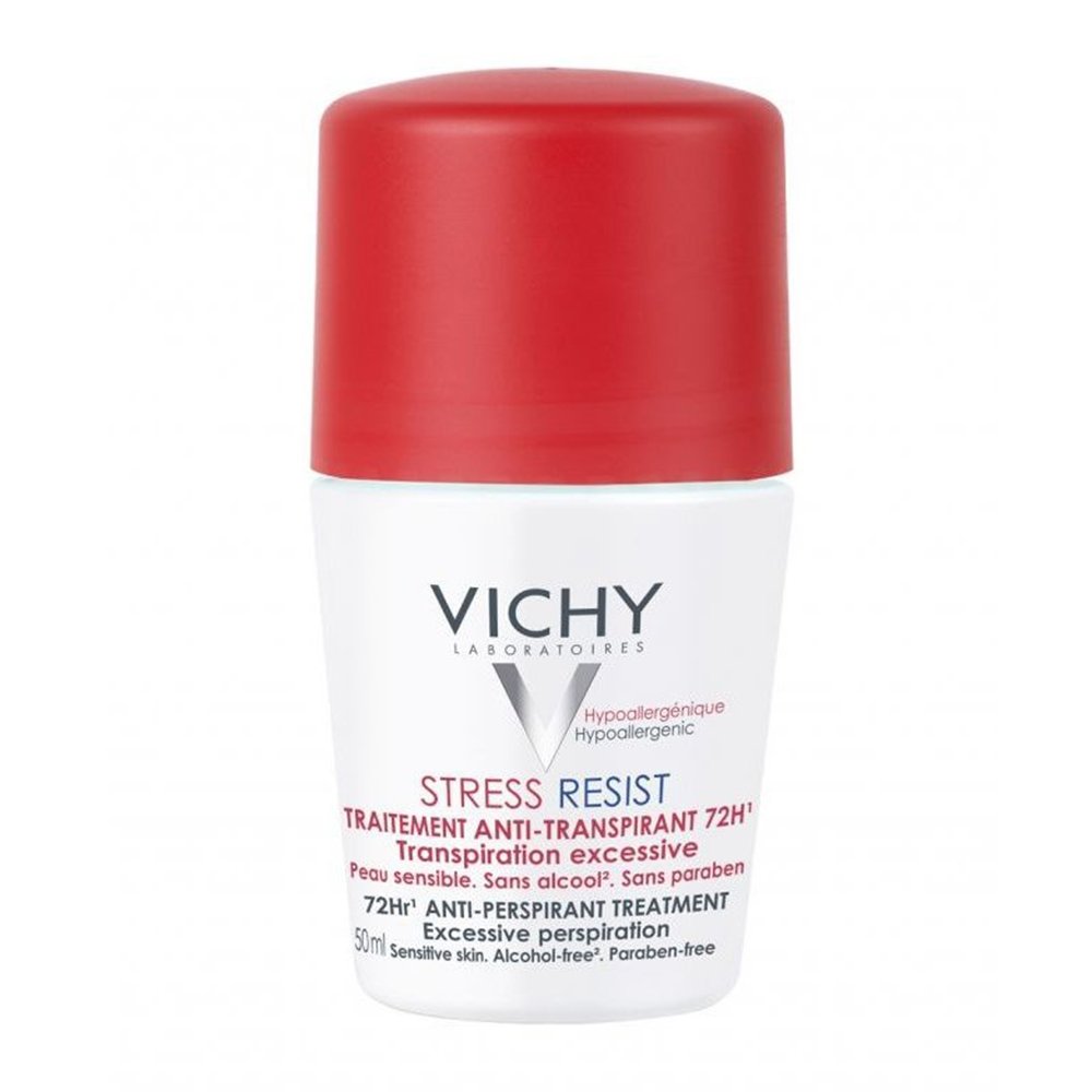 Vichy Deodorant 72h Stress Resist Roll-on Κατά της Εφίδρωσης για 72 Ώρες, 50ml