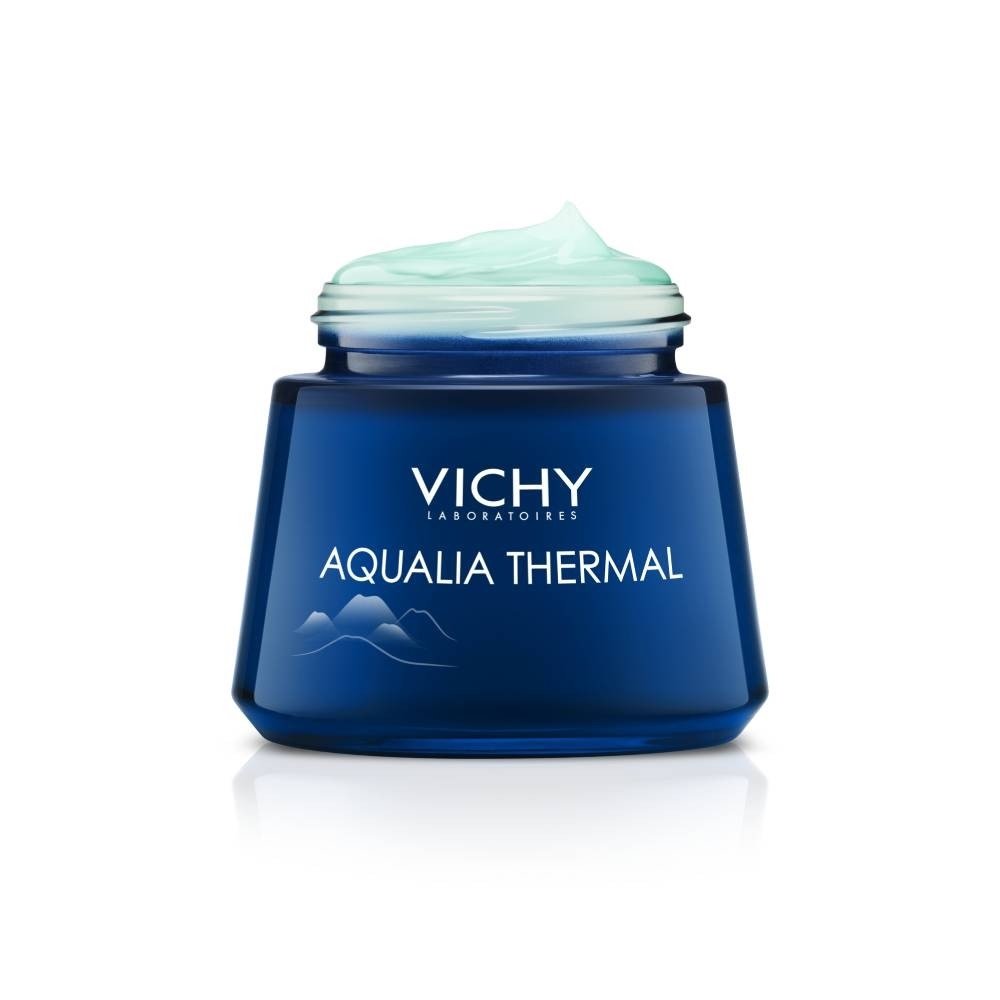 Vichy Aqualia Thermal Night Spa Ενυδατική Κρέμα Νύχτας & Μάσκα 2 σε 1, 75ml
