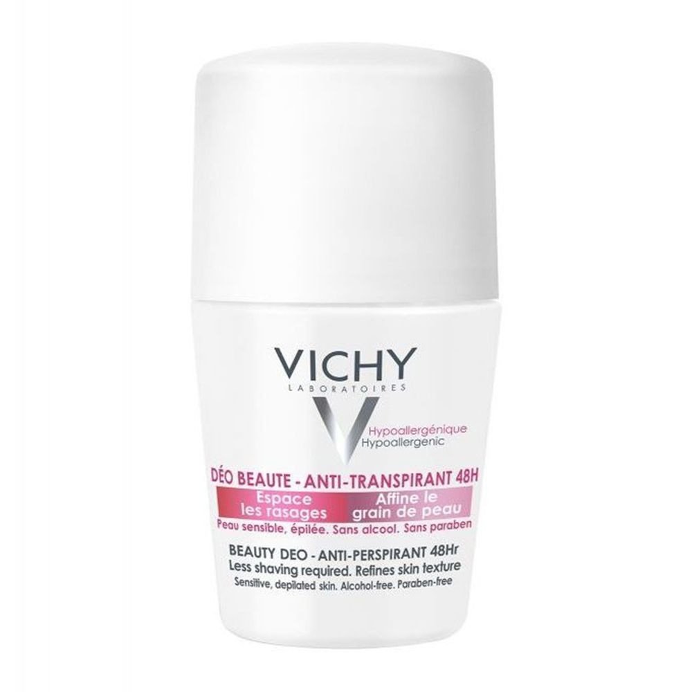 Vichy Deodorant 48h Ideal Finish Roll-on Αποσμητικό με 48 ώρες Δράση, 50 ml