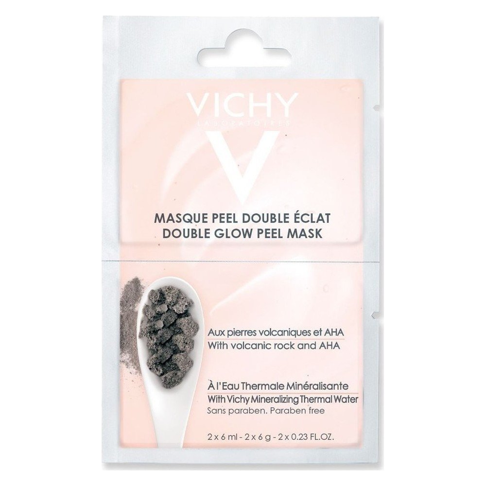 Vichy Double Glow Peel Μάσκα Διπλής Απολέπισης & Λάμψης, 2 x 6ml