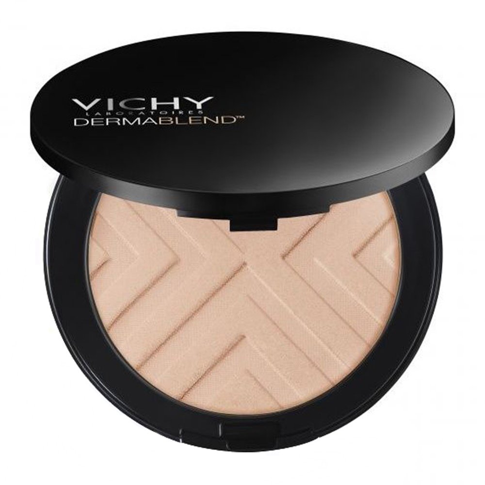 Vichy Dermablend Covermatte Make-Up No 25 Nude Υψηλής Κάλυψης Make Up σε Μορφή Πούδρας για Λιπαρή Επιδερμίδα με Τάση Ακμής, 9.5gr