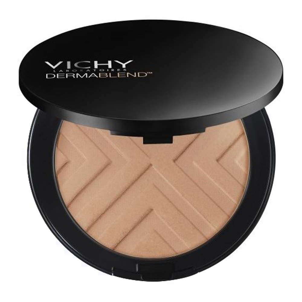 Vichy Dermablend Covermatte Make-Up No 45 Gold Υψηλής Κάλυψης Make Up σε Μορφή Πούδρας για Λιπαρή Επιδερμίδα με Τάση Ακμής, 9.5gr