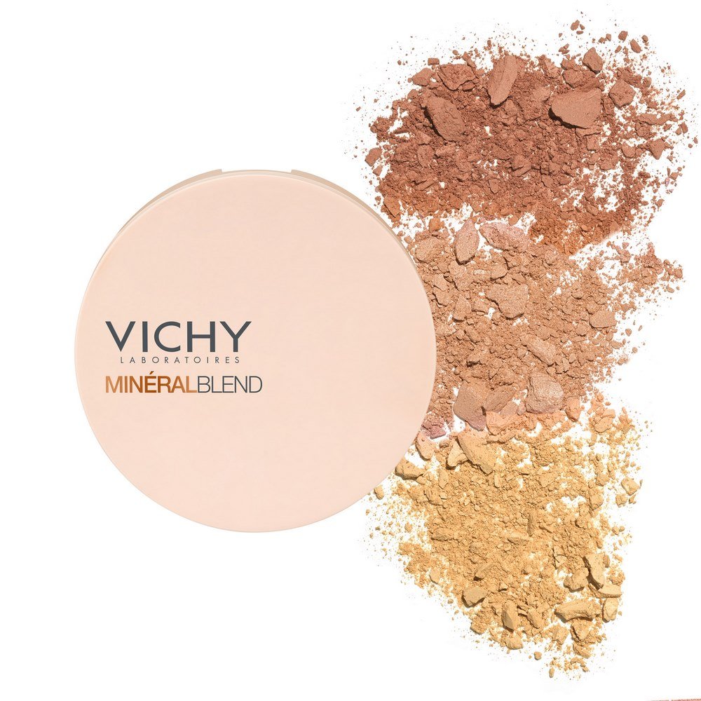 Vichy Mineral Blend Healthy Glow Tri-Colour Powder Tan Τρίχρωμη Πούδρα για Φυσική Λάμψη, 9gr