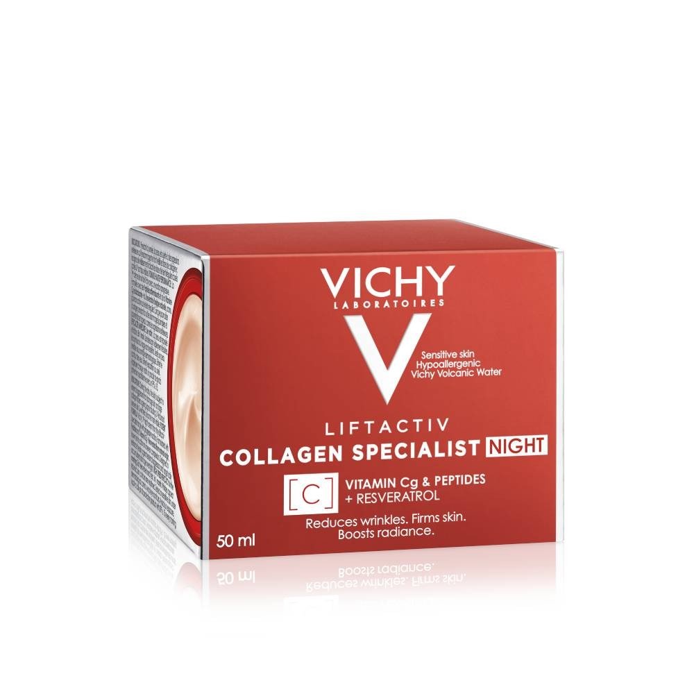 Vichy Liftactiv Collagen Specialist Αντιγηραντική Κρέμα Προσώπου Νύχτας, 50ml