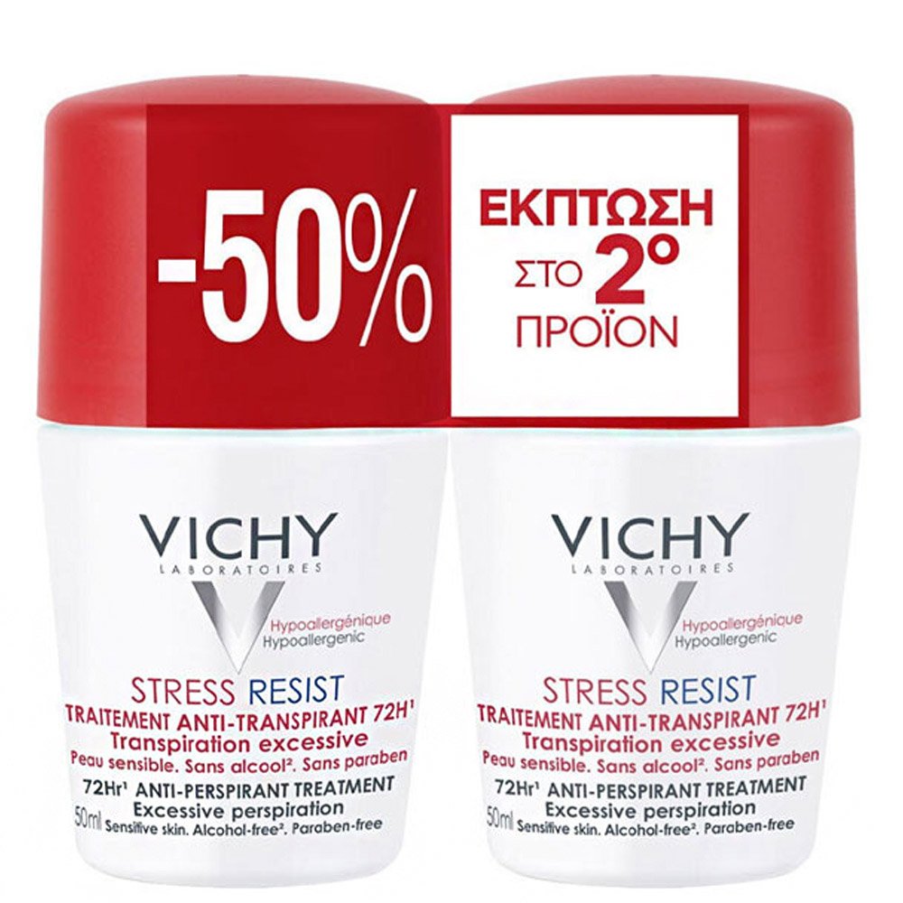 Vichy Stress Resist Αποσμητικό 72h, 2x50ml