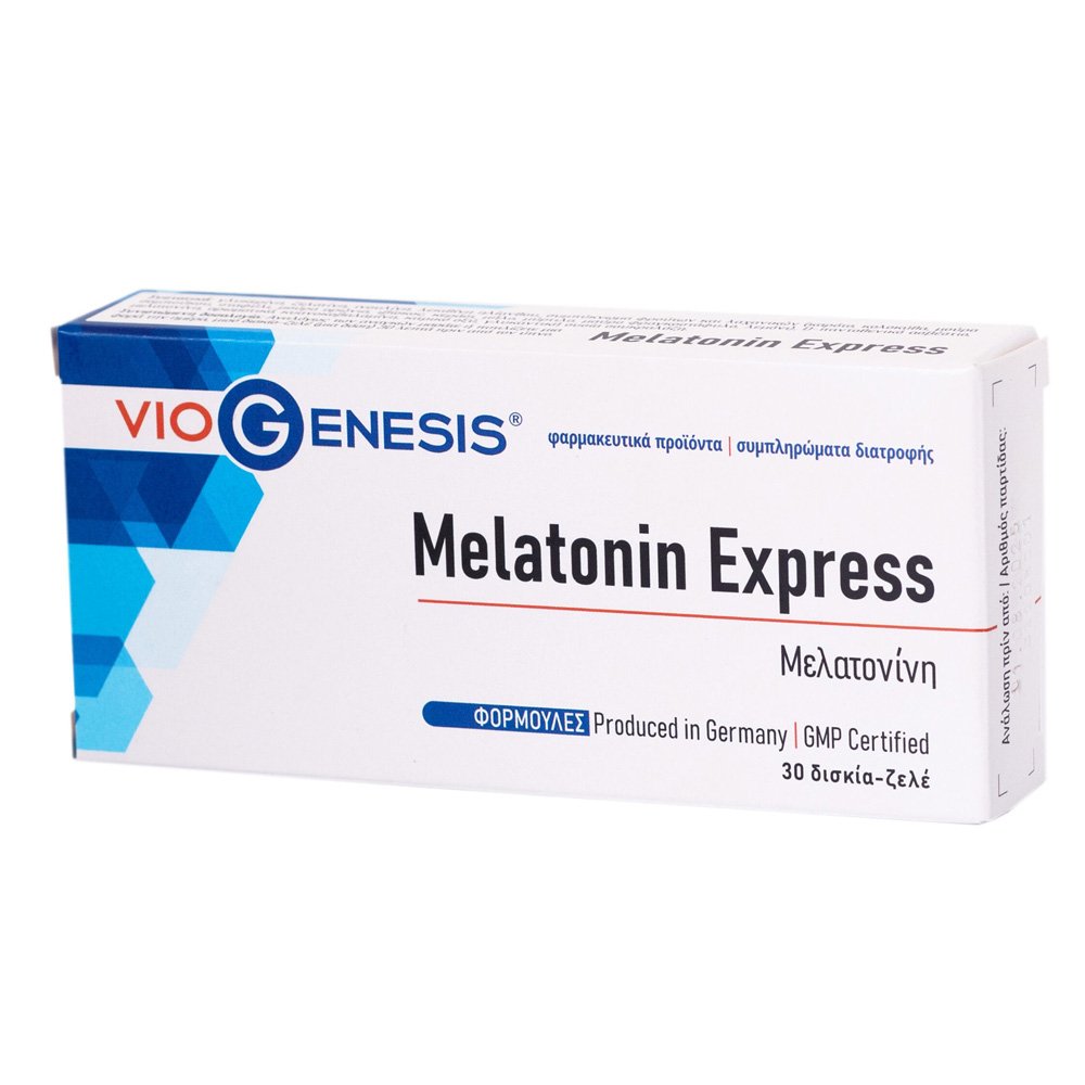 Viogenesis Lingvo Express Μελατονίνη σε Δισκία-Τζελ για Άµεση Απορρόφηση, 30 μασώμενες ταμπλέτες