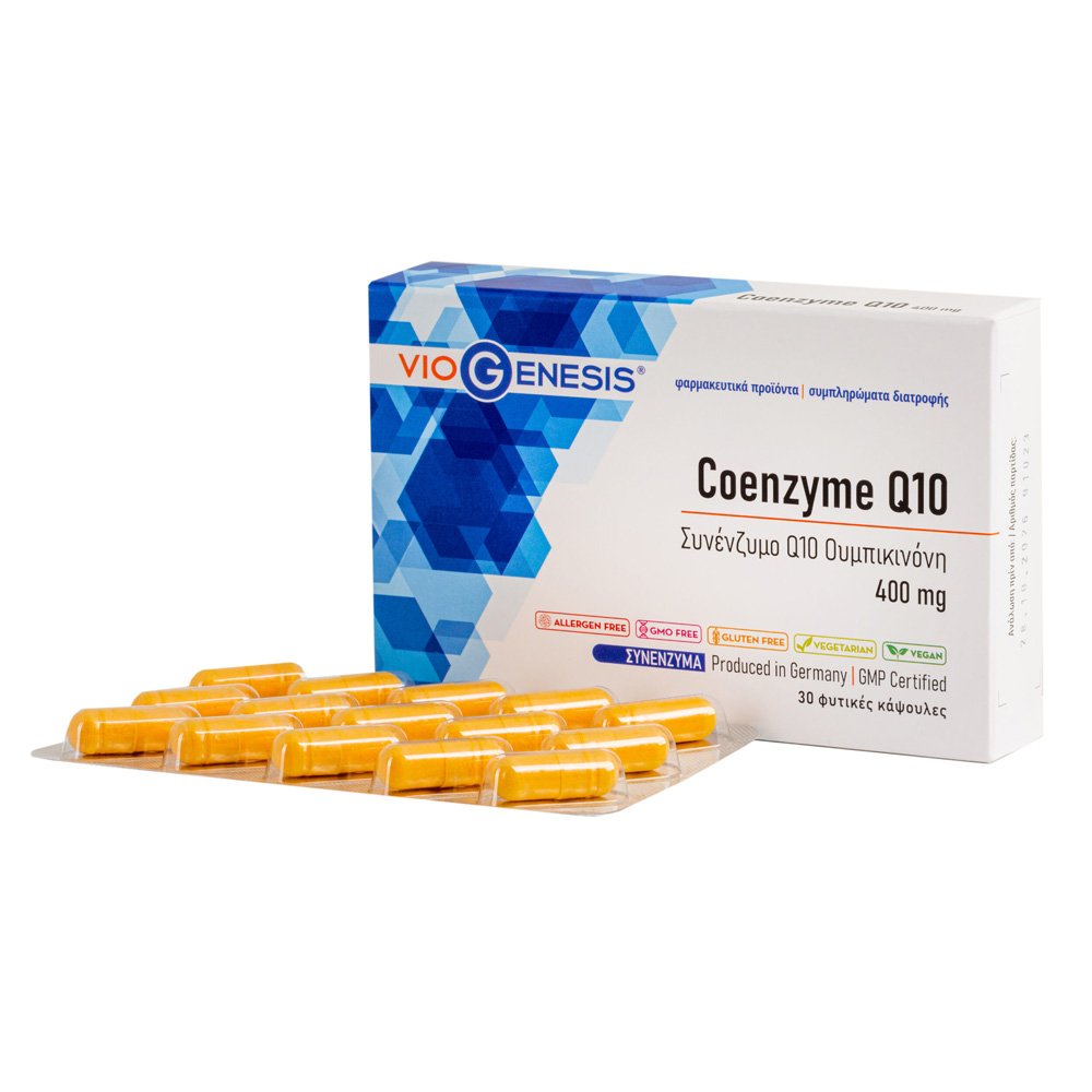 Viogenesis Coenzyme Q10 400mg, 30caps