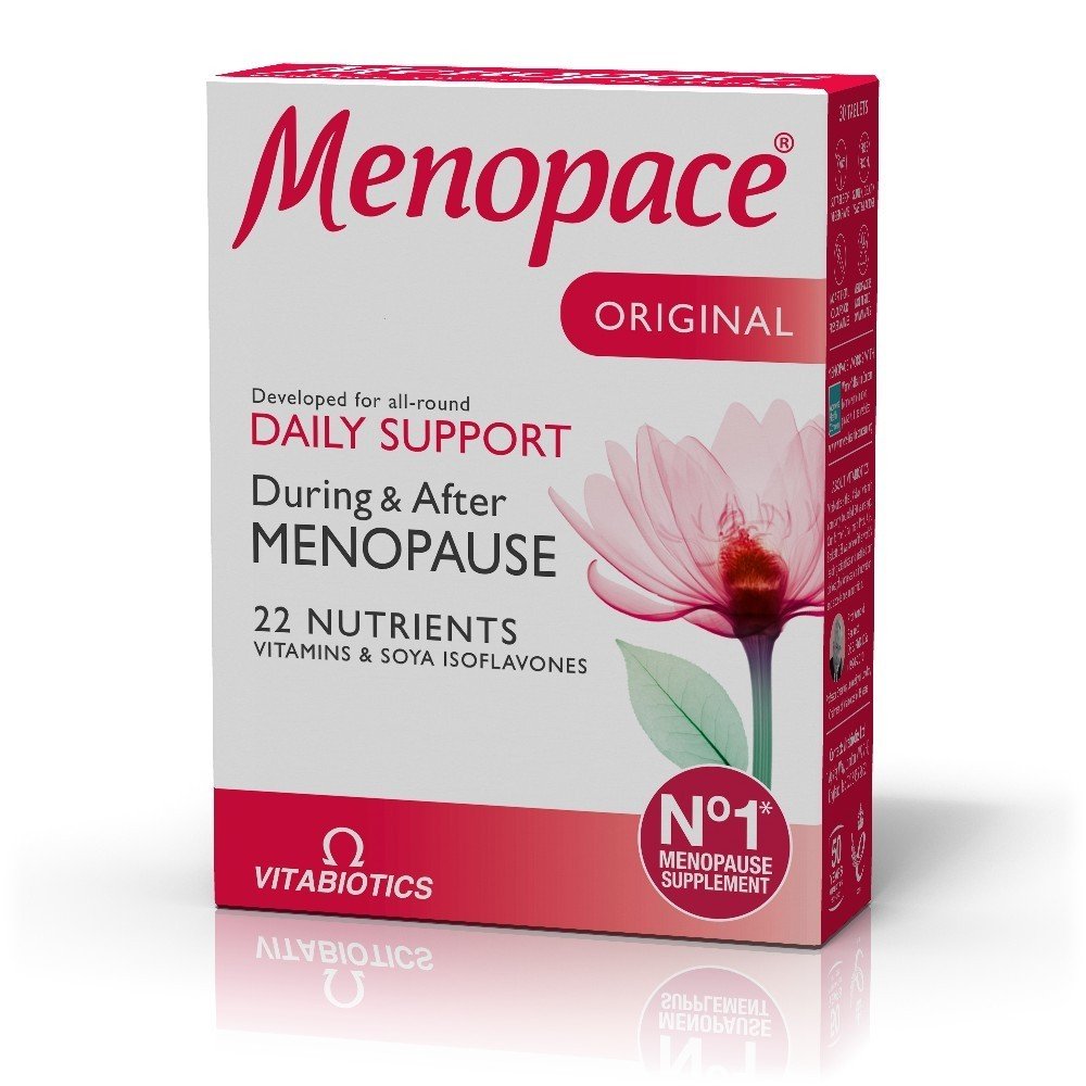 Vitabiotics Menopace Original Συμπλήρωμα Διατροφής Για Την Εμμηνόπαυση, 30tabs