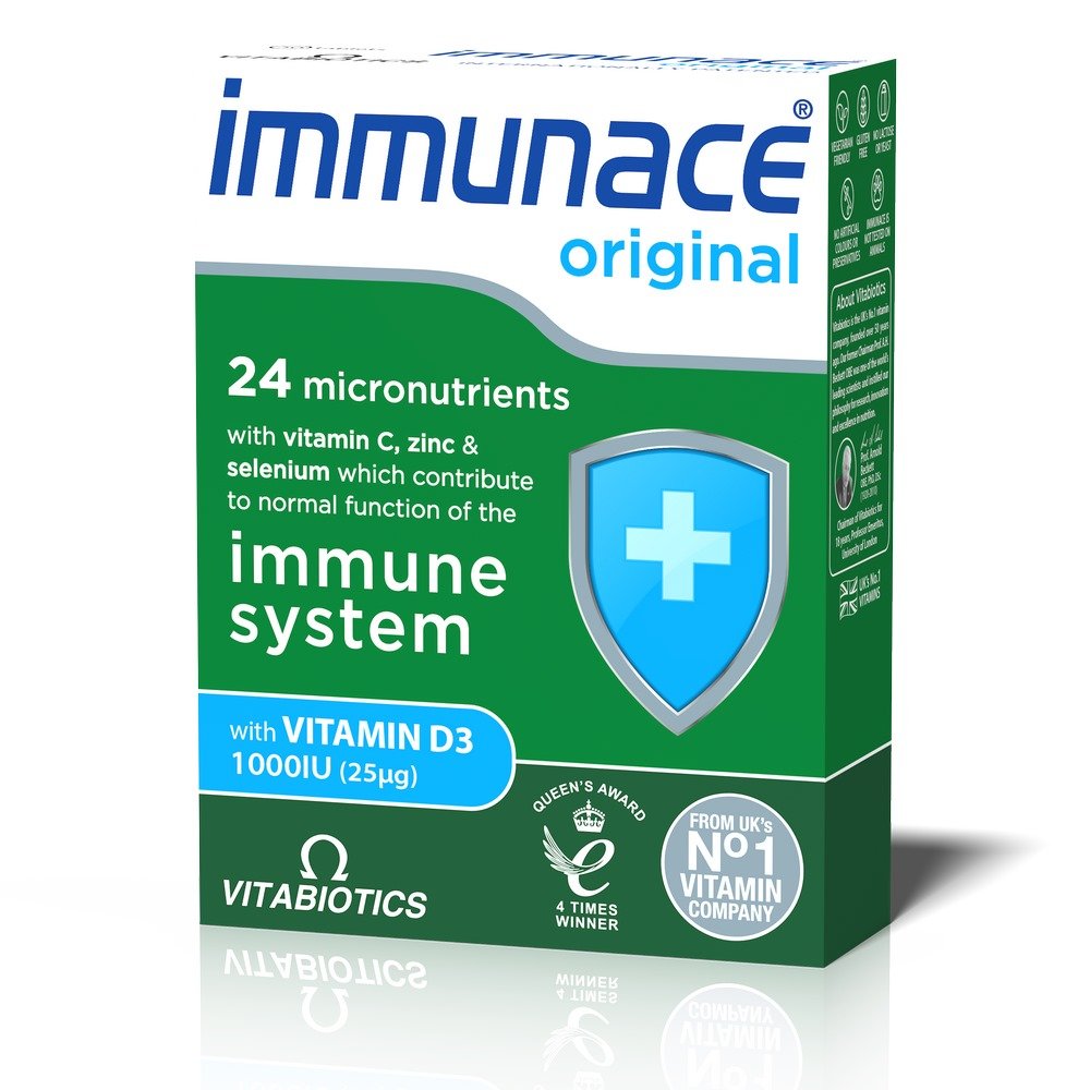 Vitabiotics Immunace Συμπλήρωμα Διατροφής Για Την Άμυνα Του Οργανισμού , 30tabs