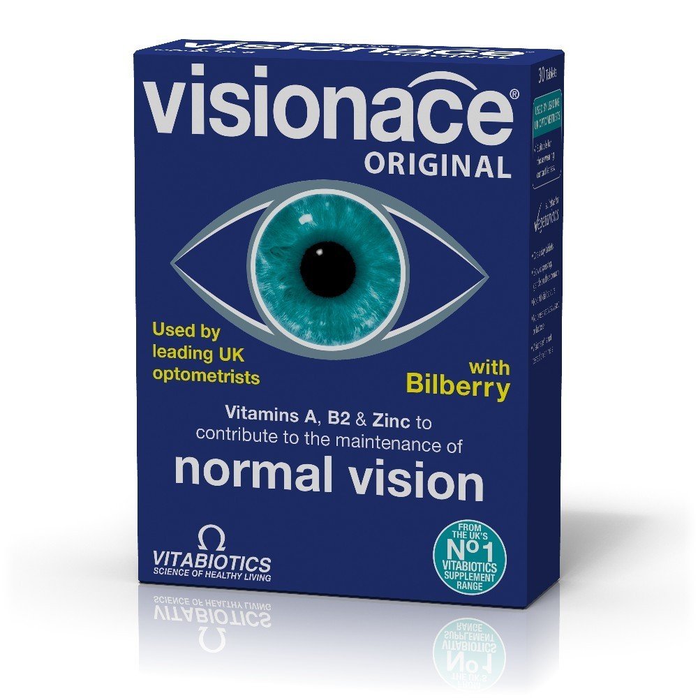 Vitabiotics Visionace,Συμπήρωμα Διατροφής Για Την Καλή Υγεία Των Ματιών, 30tabs