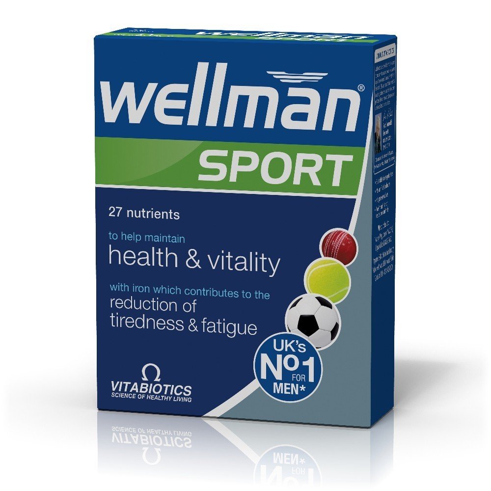 Vitabiotics Wellman Sport, Συμπλήρωμα Διατροφής για Άνδρες που Αθλούνται, 30tabs