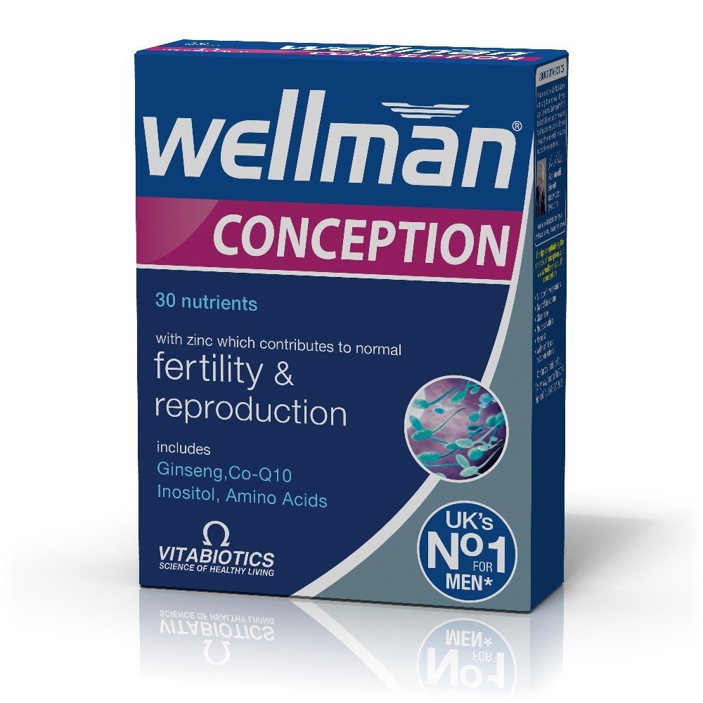 Vitabiotics Wellman Conception, Συμπλήρωμα Διατροφής Για Τον Άνδρα, 30tabs