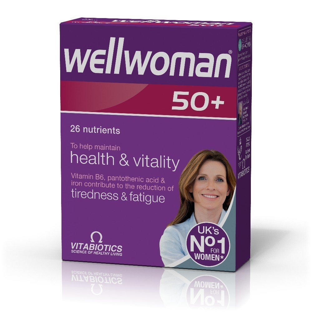 Vitabiotics Wellwoman 50+, Συμπλήρωμα Διατροφής Για Γυναίκες 50+, 30tabs