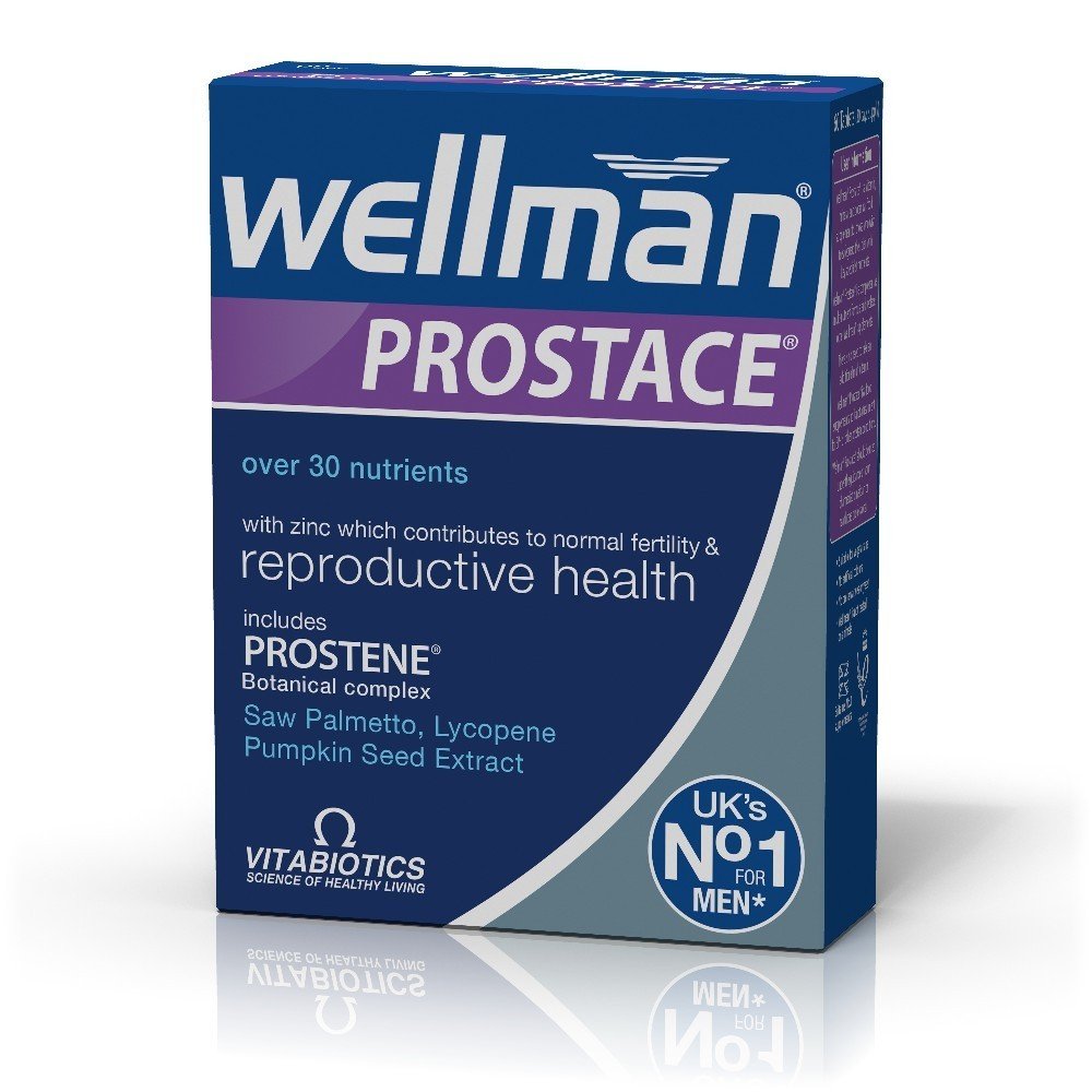 Vitabiotics Wellman Prostace, Συμπλήρωμα Διατροφής Για Τον Προστάτη, 60tabs