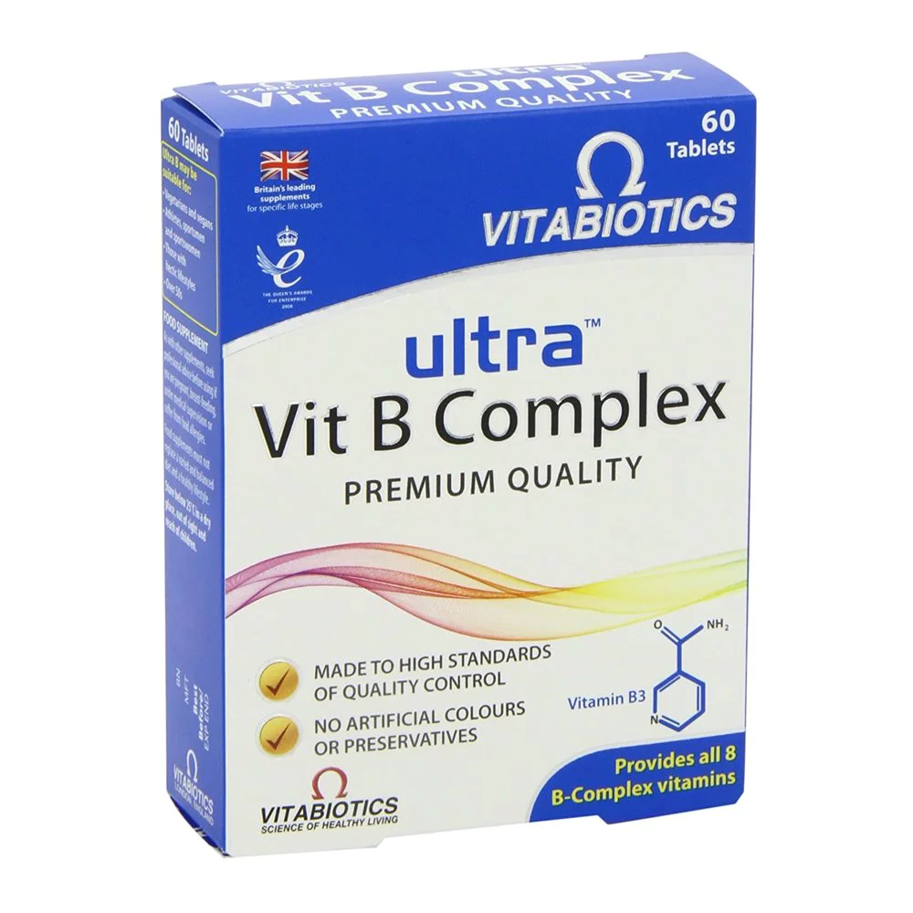 Vitabiotics Ultra Vit B Complex, 60tabs