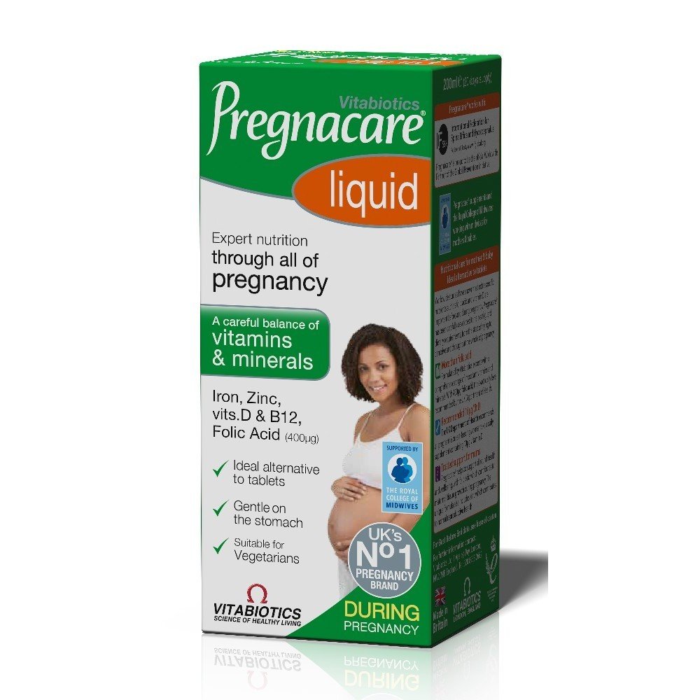 Vitabiotics Pregnacare Liquid Πόσιμο Συμπλήρωμα Διατροφής για την Περίοδο της Εγκυμοσύνης, 200ml