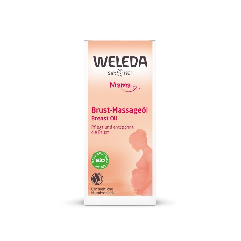 Weleda Mama Breast Feeding Massage Oil Stilleol Λάδι Θηλασμού, 50ml