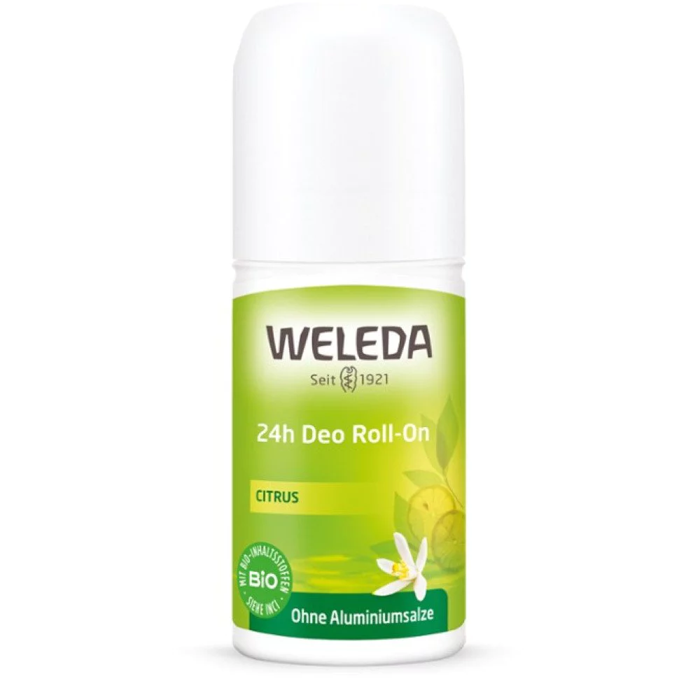 Weleda Αποσμητικό Roll-On 24ωρης Προστασίας Κίτρο, 50ml