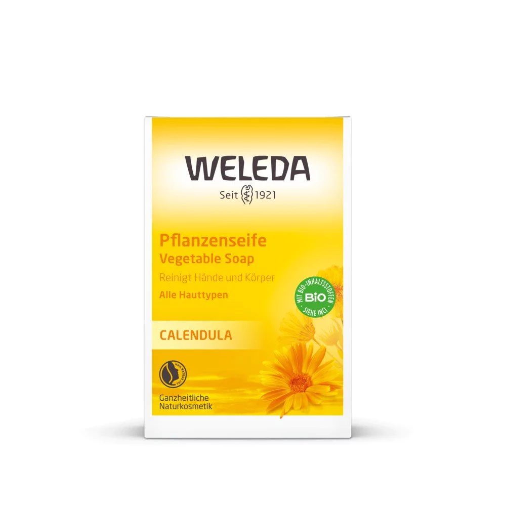 Weleda Calendula Σαπούνι Καλέντουλας Για τον Καθαρισμό της Ευαίσθητης Επιδερμίδας, 100gr Weleda Calendula Σαπούνι Καλέντουλας Για τον Καθαρισμό της Ευαίσθητης Επιδερμίδας, 100gr